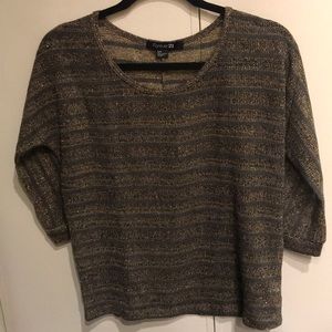 ✨Forever 21✨3/4 Dolman Sleeve Sheer Shirt